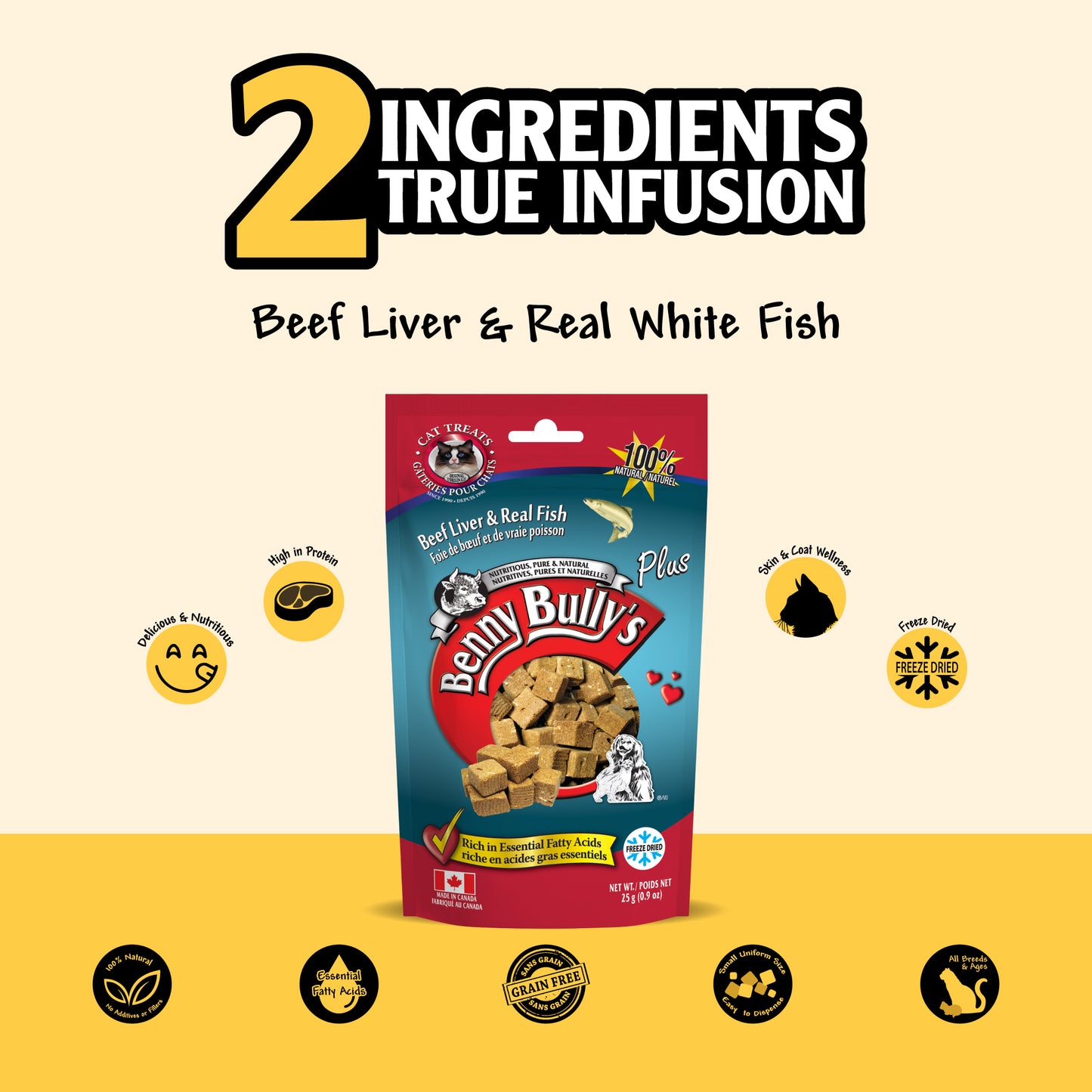 Benny Bullys® Beef Liver Plus Fish