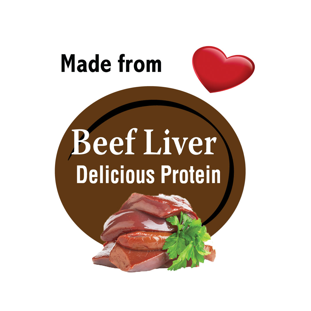Benny Bullys® Mini Chops™ - Beef Liver & Beef Heart in Smart Pack™
