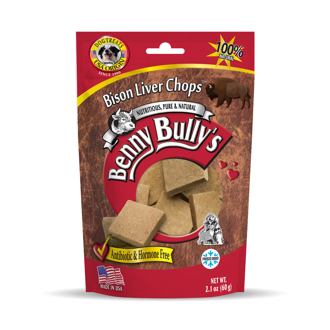 Benny Bullys® Bison Liver Chops™