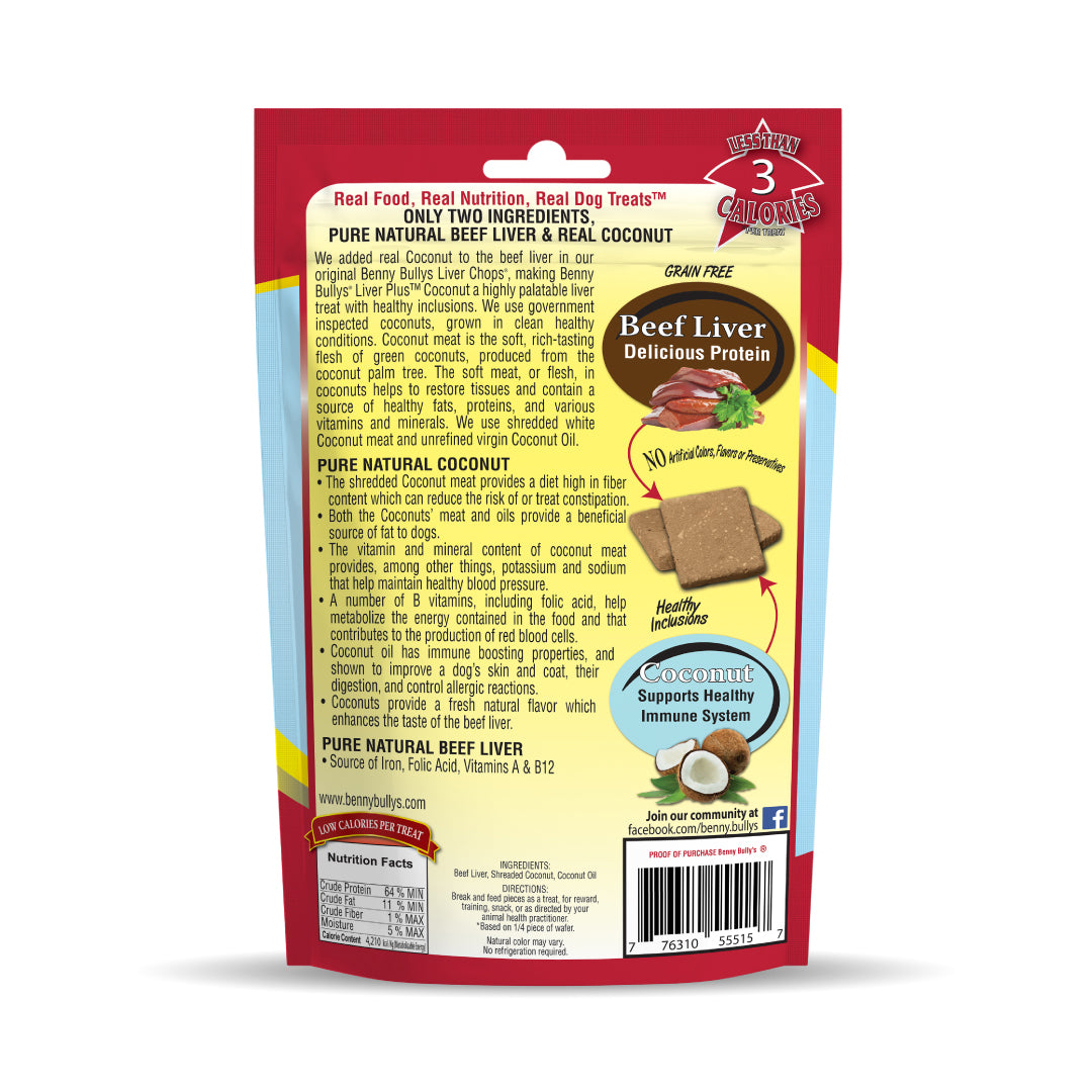 Benny Bullys® Beef Liver Plus Coconut