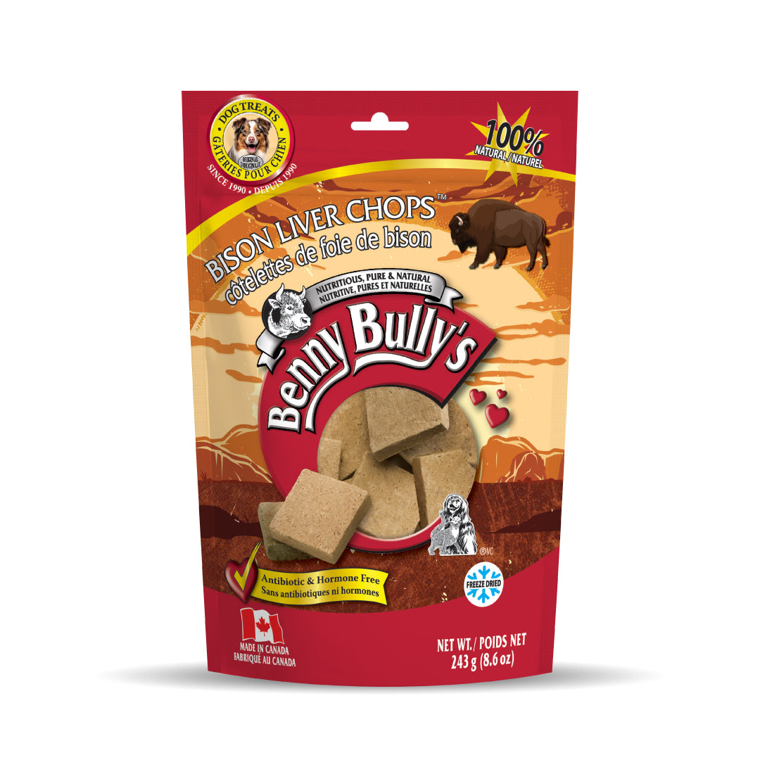 Benny Bullys® Bison Liver Chops™