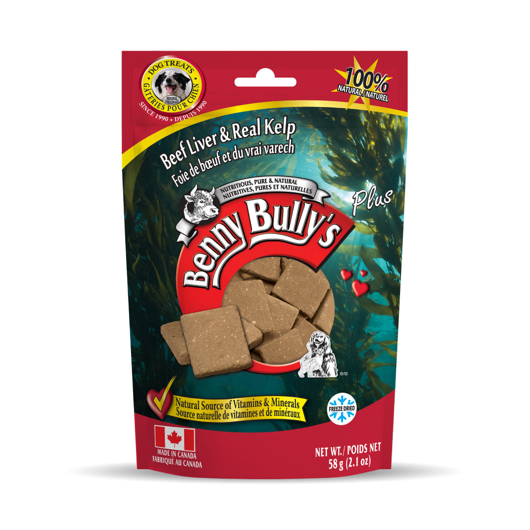 Benny Bullys Beef Liver Plus Kelp Dog Treats Freeze Dried benny-bullys-beef-liver-plus-kelp-dog-treats-freeze-dried