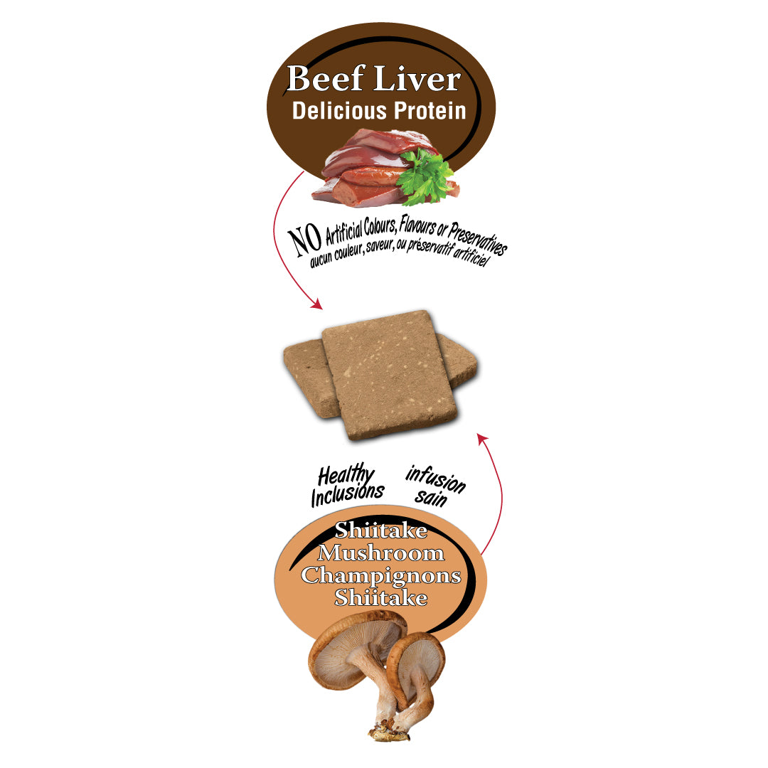 Benny Bullys® Beef Liver Plus Shiitake Mushroom