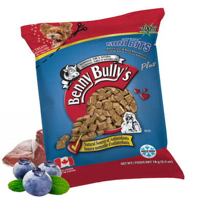 Mini Bits™ — Foie de bœuf et myrtilles — Sachet oreiller