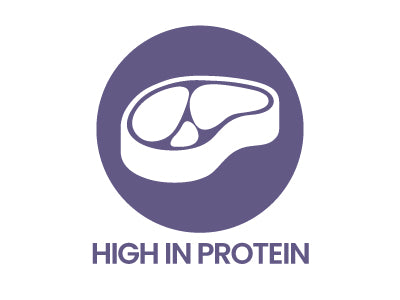 purple white beef steak icon