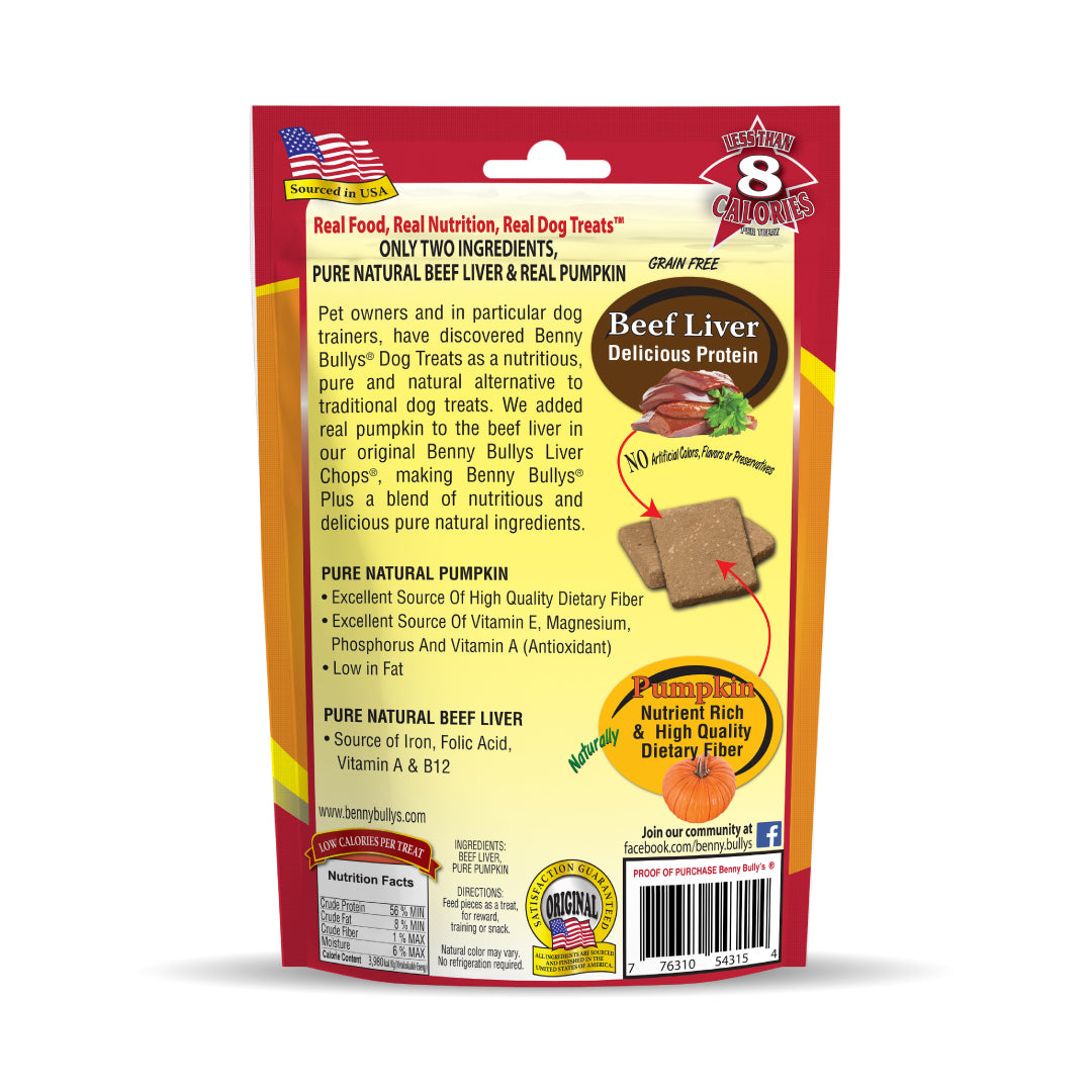 Benny Bullys® Beef Liver Plus Pumpkin