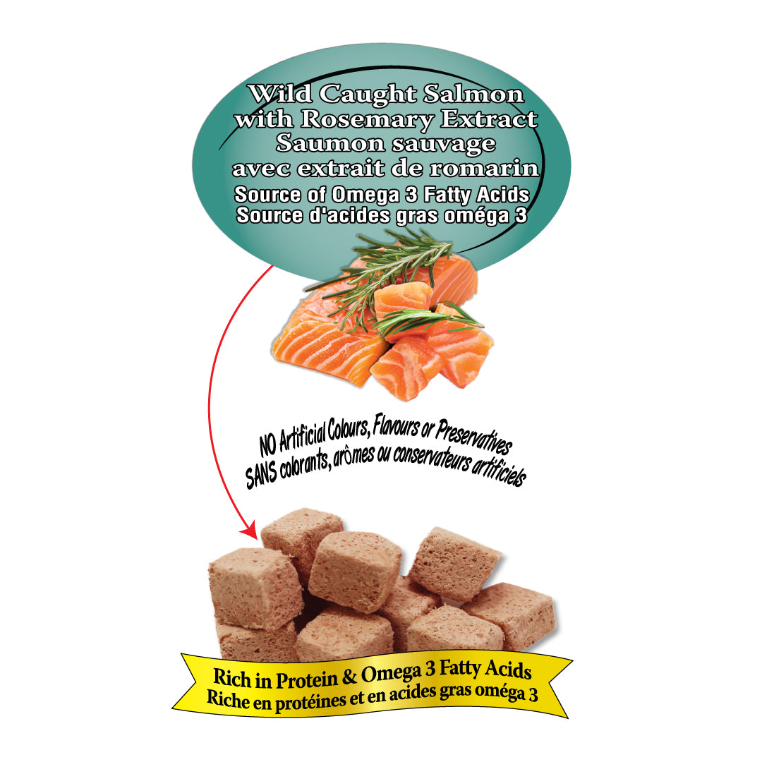 Benny Bullys® Mini Chops™ - Salmon Plus Rosemary Extract in Smart Pack™