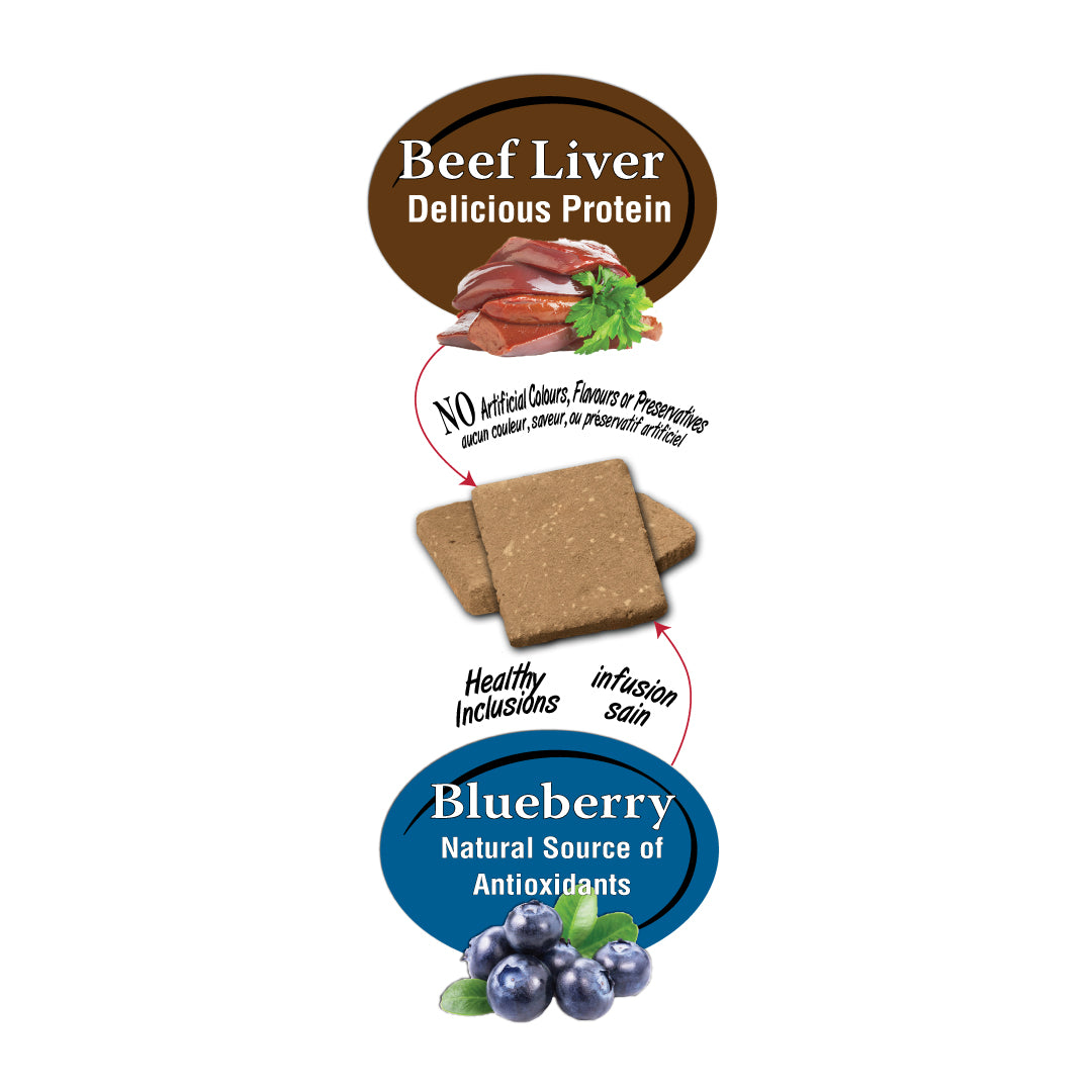 Benny Bullys® Beef Liver Plus Blueberry