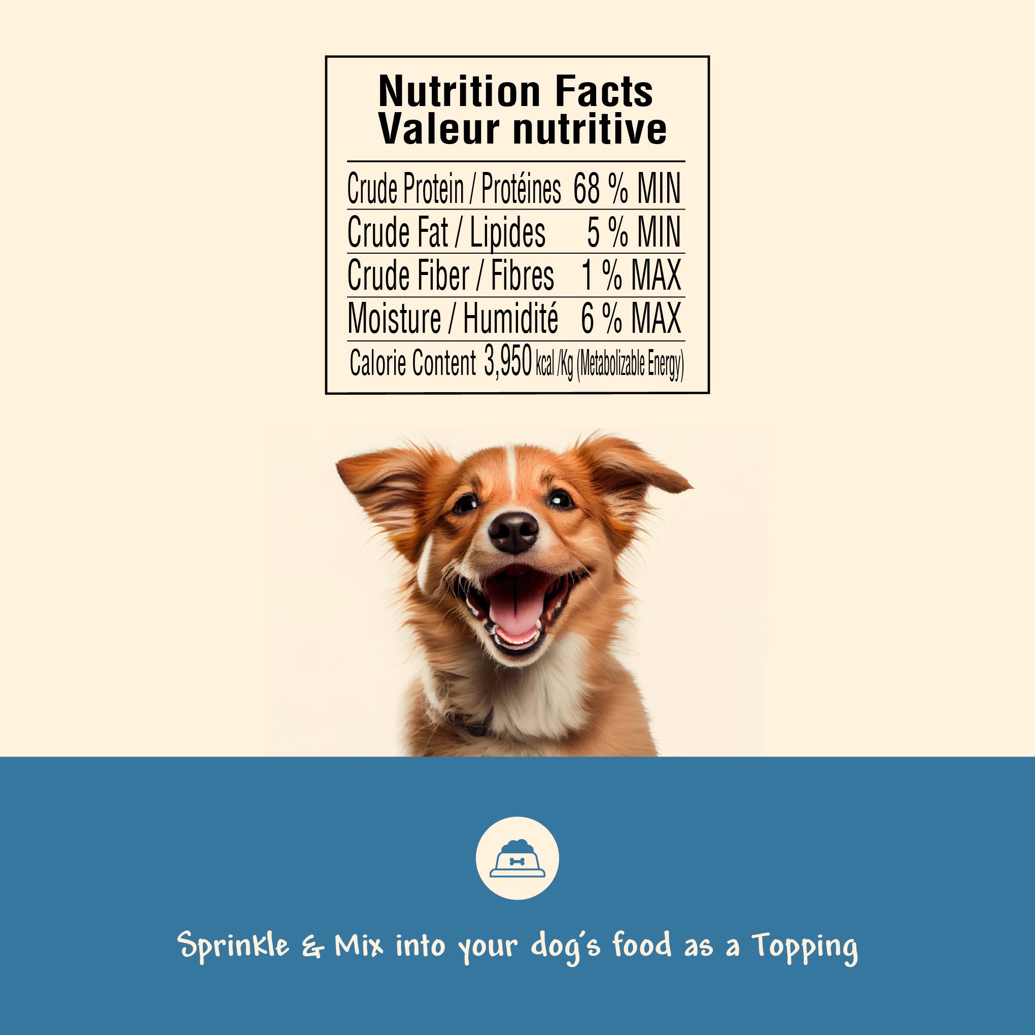 Dog food topping best sale