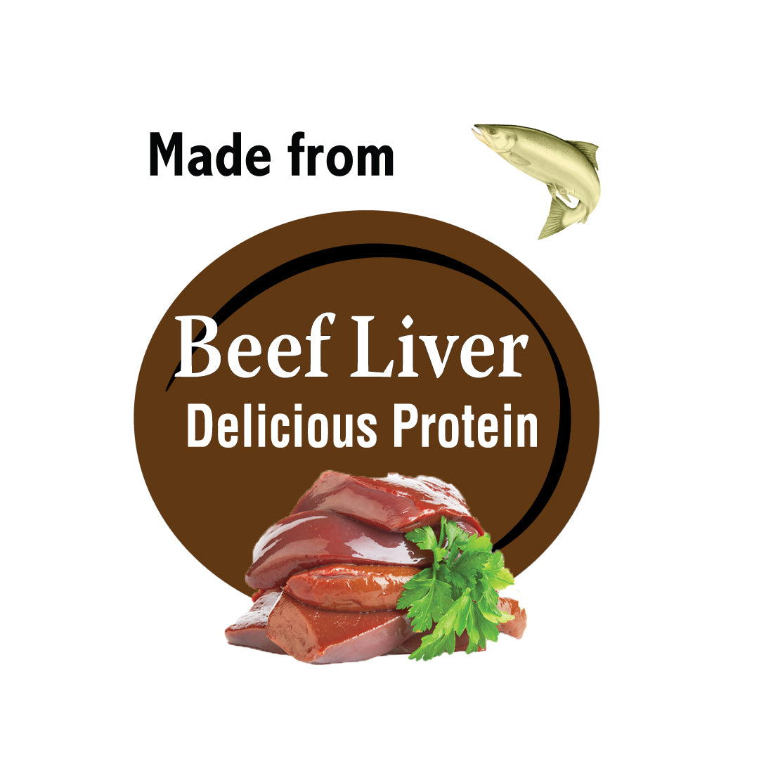 Benny Bullys® Mini Chops™ - Beef Liver & Fish in Smart Pack™