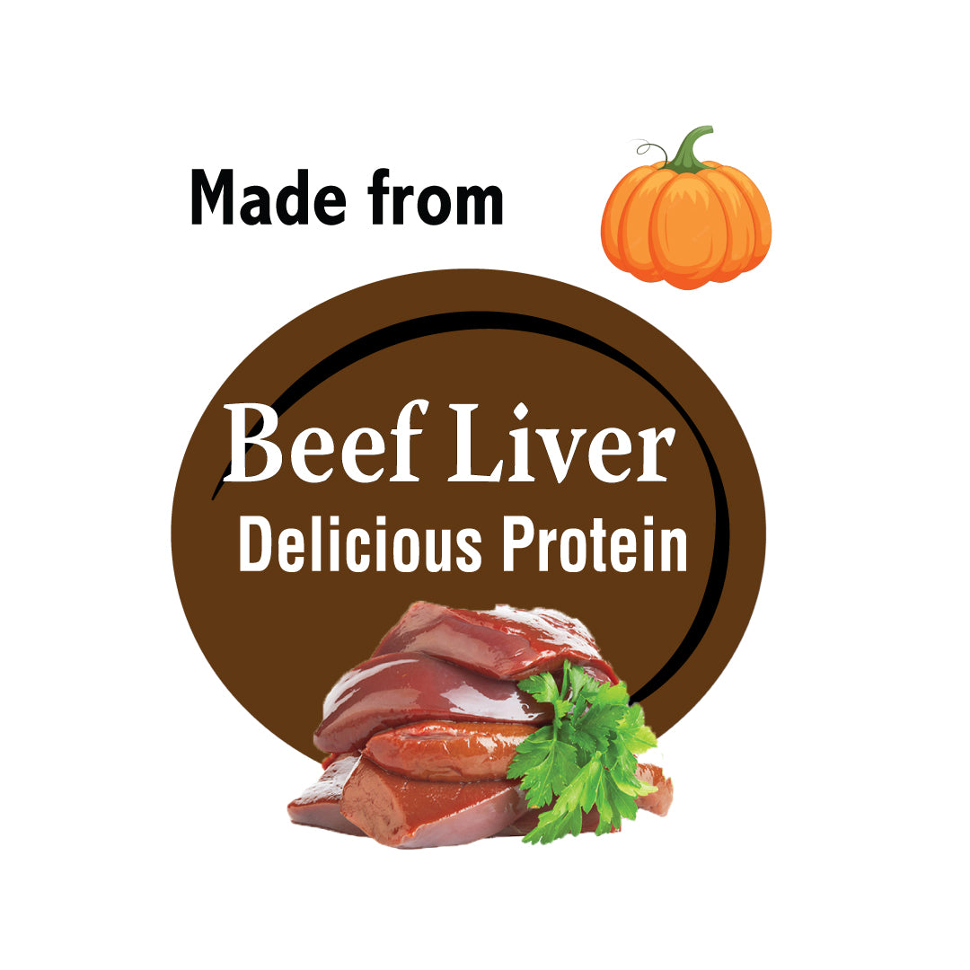 Benny Bullys® Mini Chops™ - Beef Liver & Pumpkin in Smart Pack™