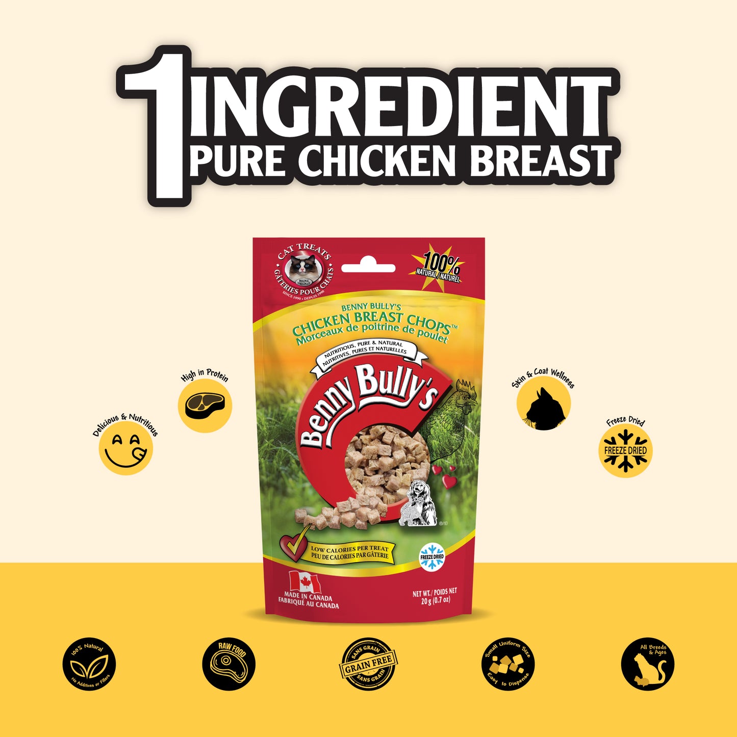 Benny Bullys® Chicken Breast Chops™ (Cat)