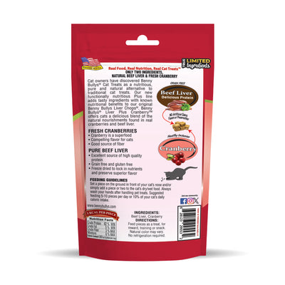Benny Bullys® Foie de bœuf aux canneberges (chat)