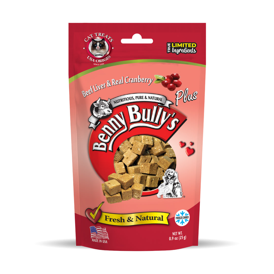 Benny Bullys® Beef Liver Plus Cranberry (Cat)