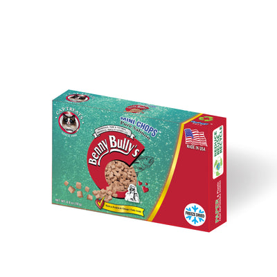 Benny Bullys® Mini Chops™ - Saumon et extrait de romarin dans un Smart Pack™