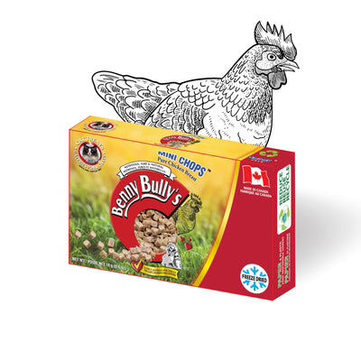 Benny Bullys® Mini Chops™ - Pure Chicken Breast in Smart Pack™