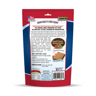 Benny Bullys Liver Chops® (Dog) Blue