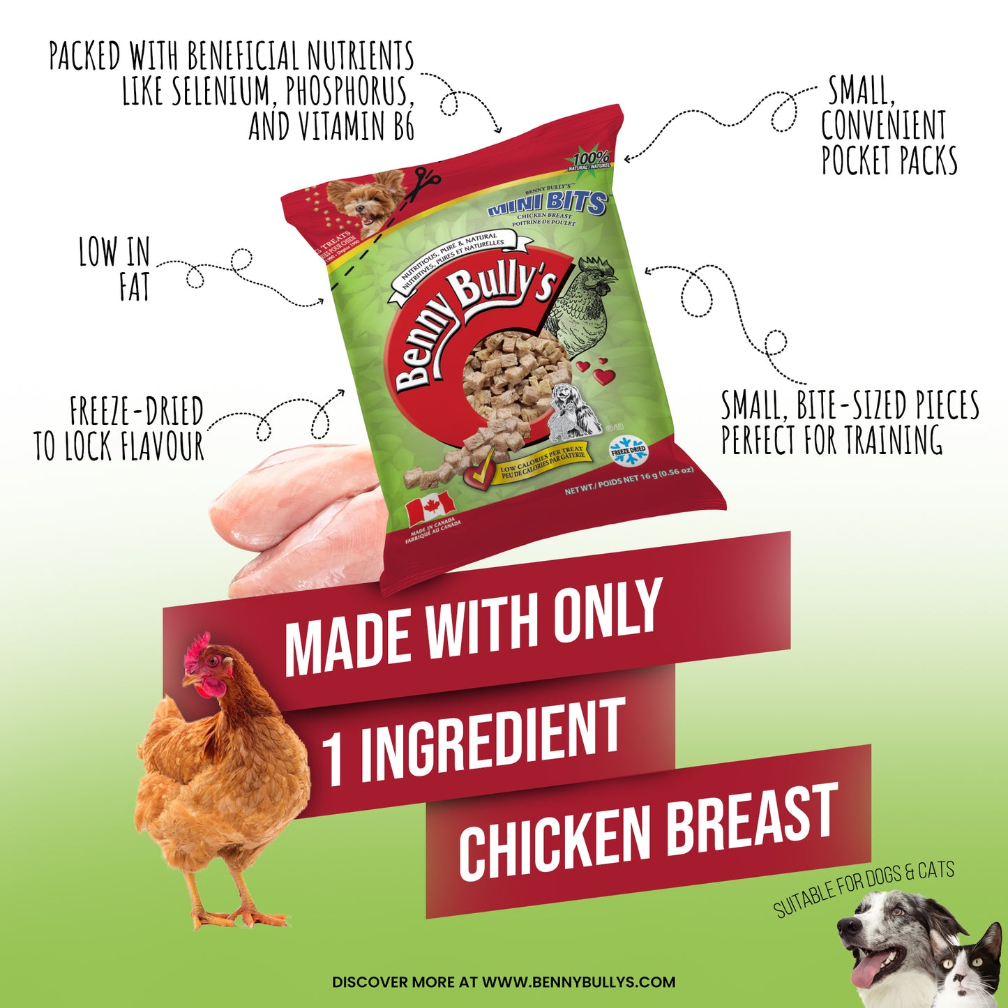 Mini Bits™ — Chicken Breast — Pillow Pack