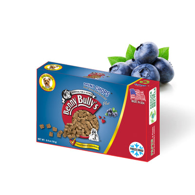 Benny Bullys® Mini Chops™ - Foie de bœuf et myrtilles en Smart Pack™