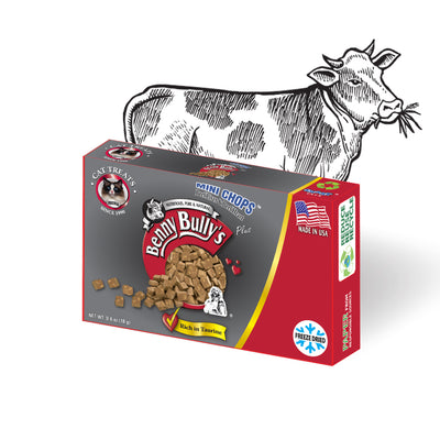 Benny Bullys® Mini Chops™ - Foie et cœur de bœuf en Smart Pack™